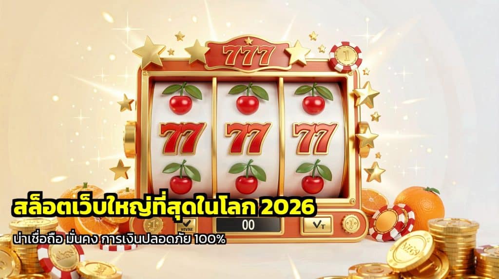 สล็อตเว็บใหญ่ที่สุดในโลก 2026