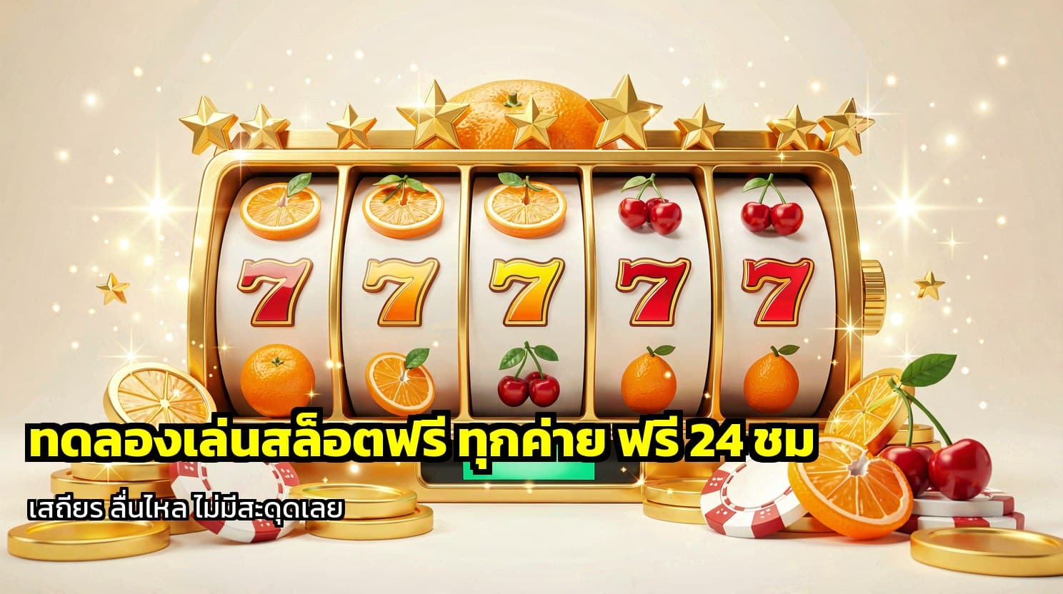 ทดลองเล่นสล็อตฟรี ทุกค่าย