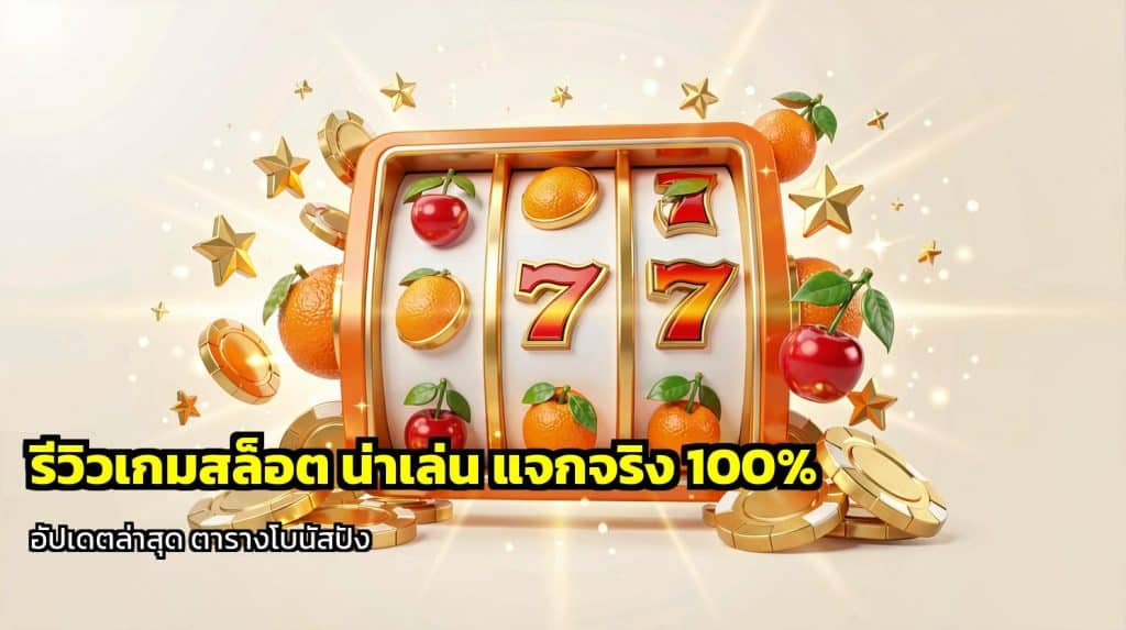 รีวิวเกมสล็อต น่าเล่น แจกจริง