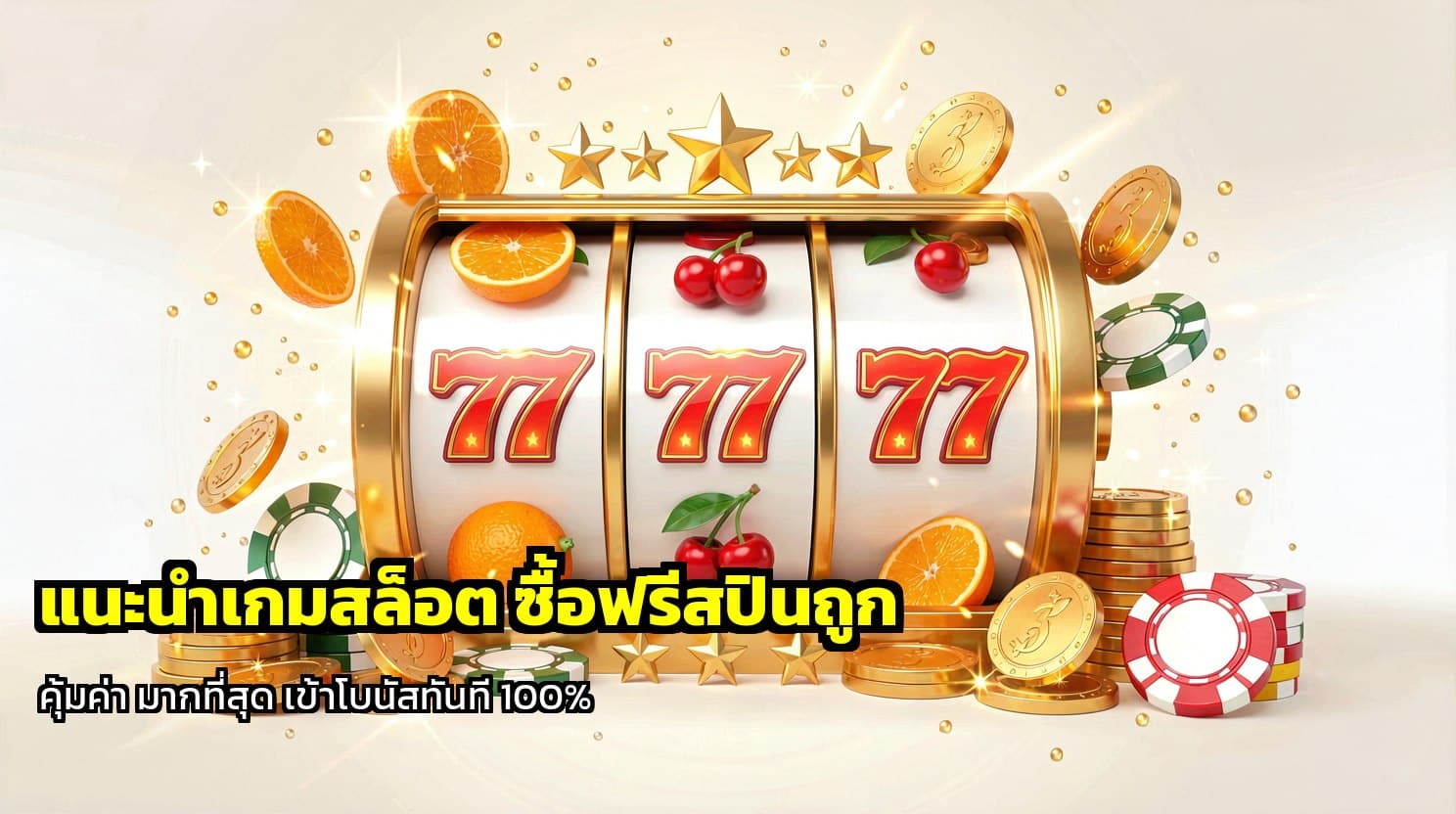 แนะนำเกมสล็อต ซื้อฟรีสปินถูก