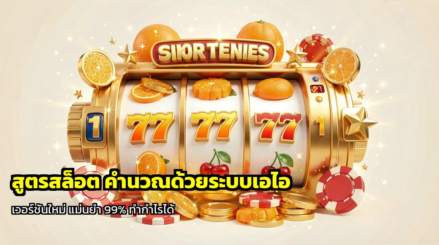 สูตรสล็อต คำนวณด้วยระบบเอไอ